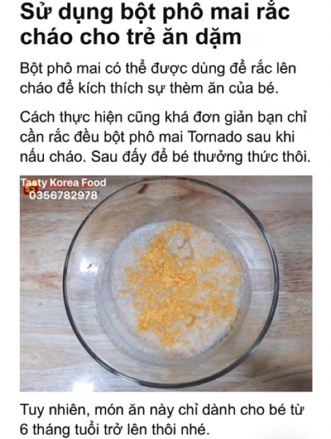 Bột phô mai cheese 250gr/gói
