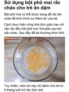 (Chính hãng) Bột phô mai cheese 250gr/gói