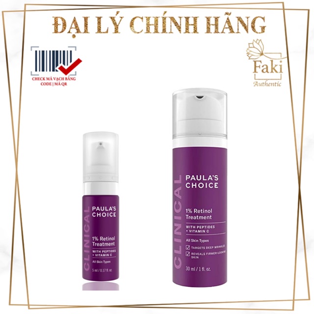 Tinh chất chống lão hóa Paula's Choice 1% Retinol Treatment - Paula ‘s Choice Retinol Faki