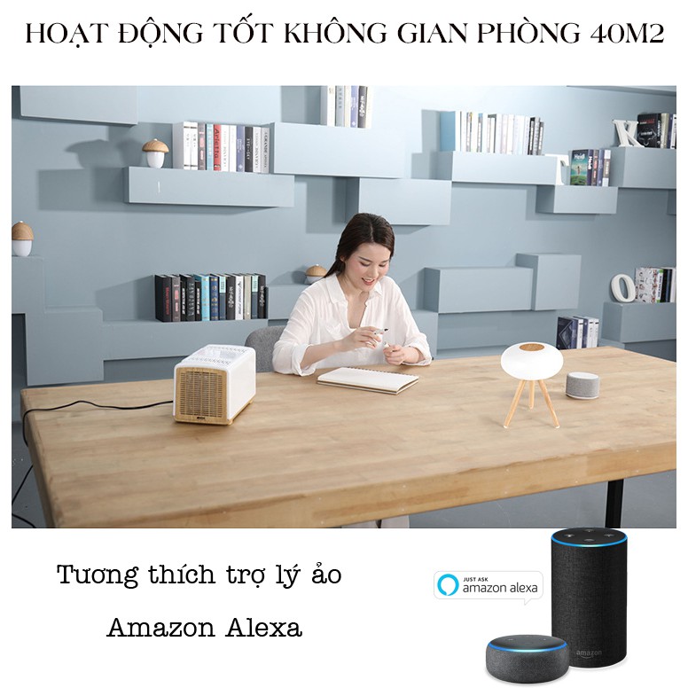 Máy lọc không khí hút ẩm J020 dành cho phòng khách với bộ lọc TRIPLE 3 lớp với 2 quạt hút lớn (Cảm biến ô nhiễm) | BigBuy360 - bigbuy360.vn