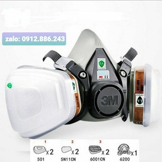 Mặt nạ phòng độc 3M 6200