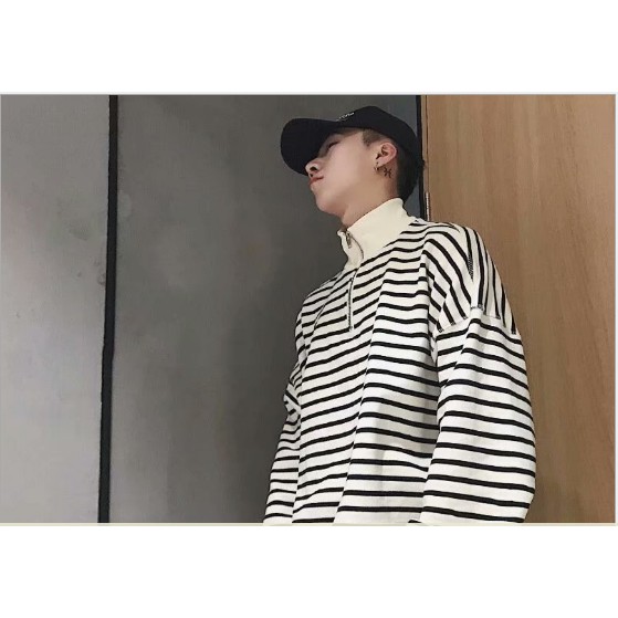 Áo nỉ nam, cổ tròn, dài tay, phong cách Hàn Quốc, dễ kết hợp, phù hợp cho mùa thu, trẻ trung năng