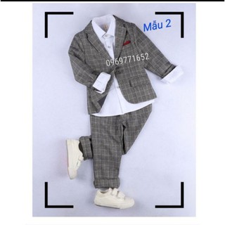 Bộ vest bé trai