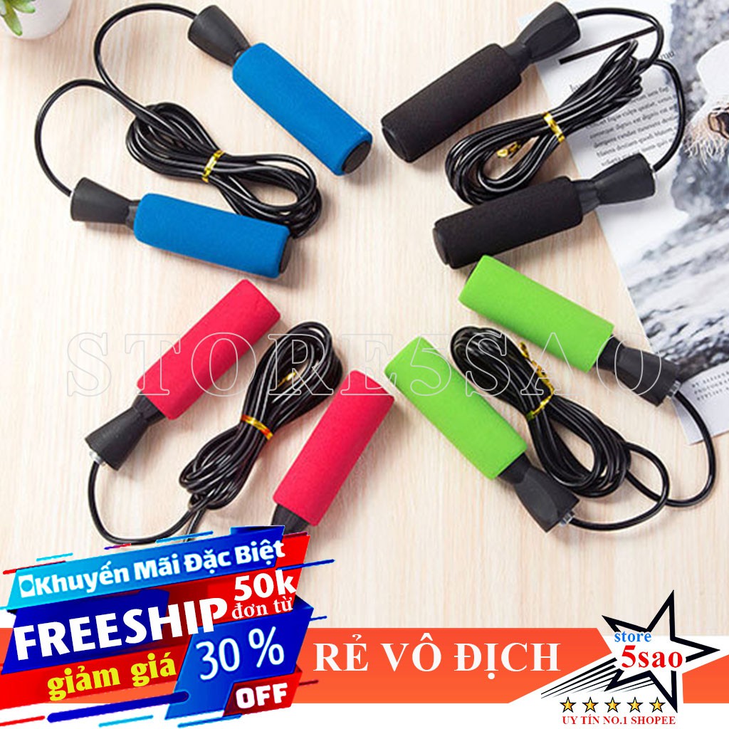 Dây nhảy thể dục giảm cân DN01 FREESHIP Dây nhảy thể lực loại tốt - giảm giá rẻ vô địch