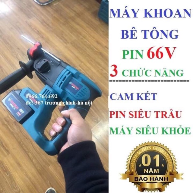 Máy khoan bê tông dùng pin