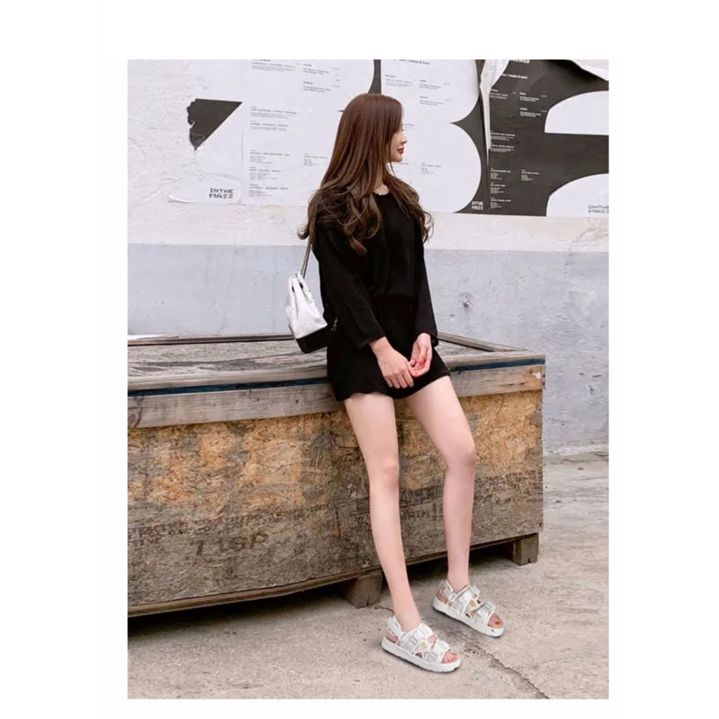 Giày Sandal Đế Mềm 1cm-3cm Cột Dây Hở Ngón Thời Trang Mùa Hè 2022 Cho Nữ