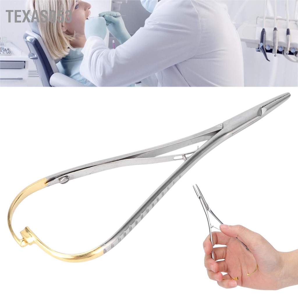 Texas053 Kim nha khoa Kìm chỉnh bằng thép không gỉ để giữ dây