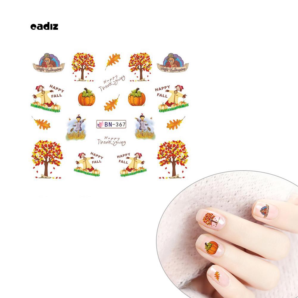 [Hàng mới về] 12 miếng dán trang trí móng tay nhiều kiểu dáng khác nhau