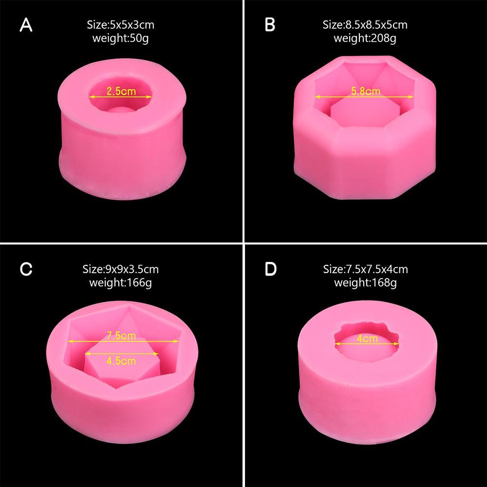 LAKAMIER Khuôn Làm Chậu Hoa Resin Thủ Công Bằng Resin Pha Lê