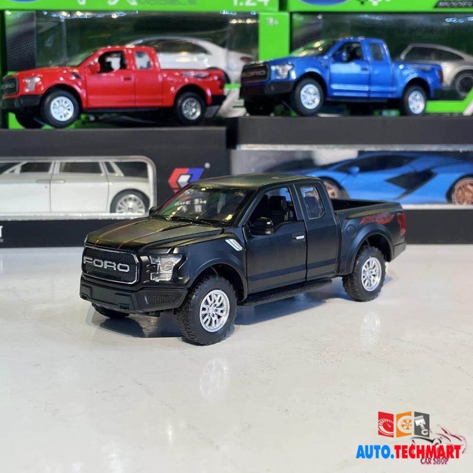 Xe mô hình bằng sắt Ford Ranger tỉ lệ 1:32 giá rẻ hãng MiniAuto màu đen