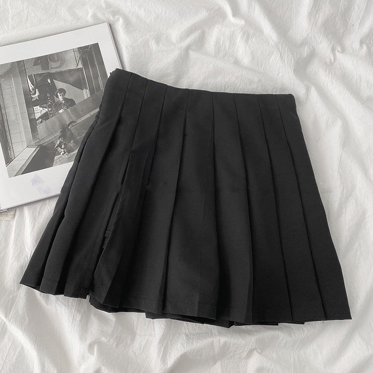 Set Áo Hai Dây + Chân Váy Xếp Ly Lưng Cao Thời Trang Hàn Cho Nữ