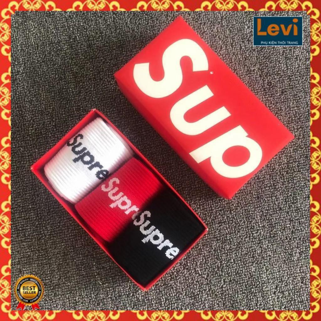 Tất Cổ Cao Siêu Cấp [SUPREME] Vớ Thể Thao Cao Cấp Dành Cho Nam Và Nữ HỘP QUÀ TẶNG