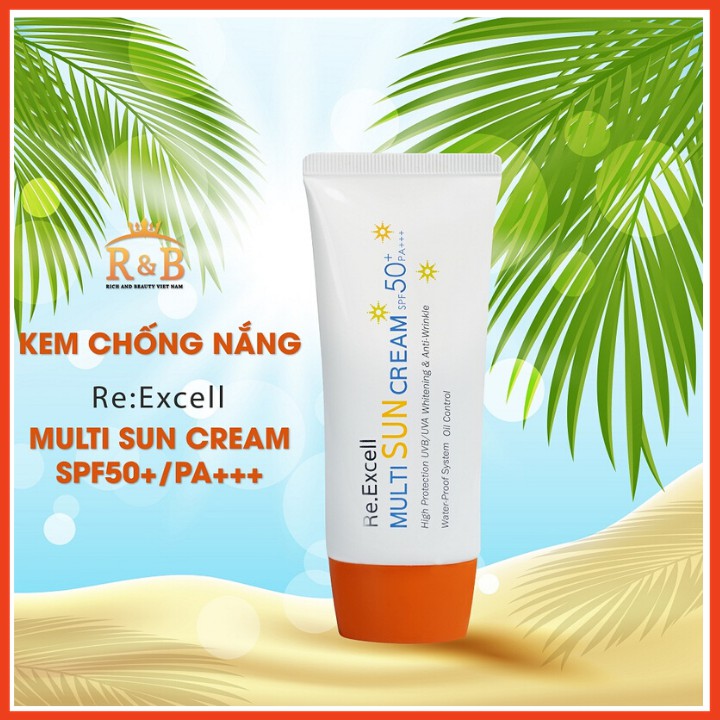 Kem chống nắng Multi Sun Cream SPF50+/PA+++ daily beauty Hàn Quốc 100ml R B