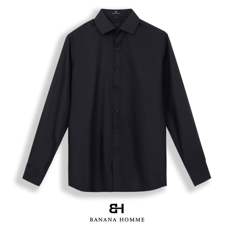 Áo Sơ Mi Nam Dài Tay BANANA HOMME Cổ Đức, Vải Lụa Cao Cấp 2021