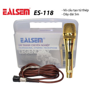 Micro có dây karaoke cao cấp ealsem es - 118
