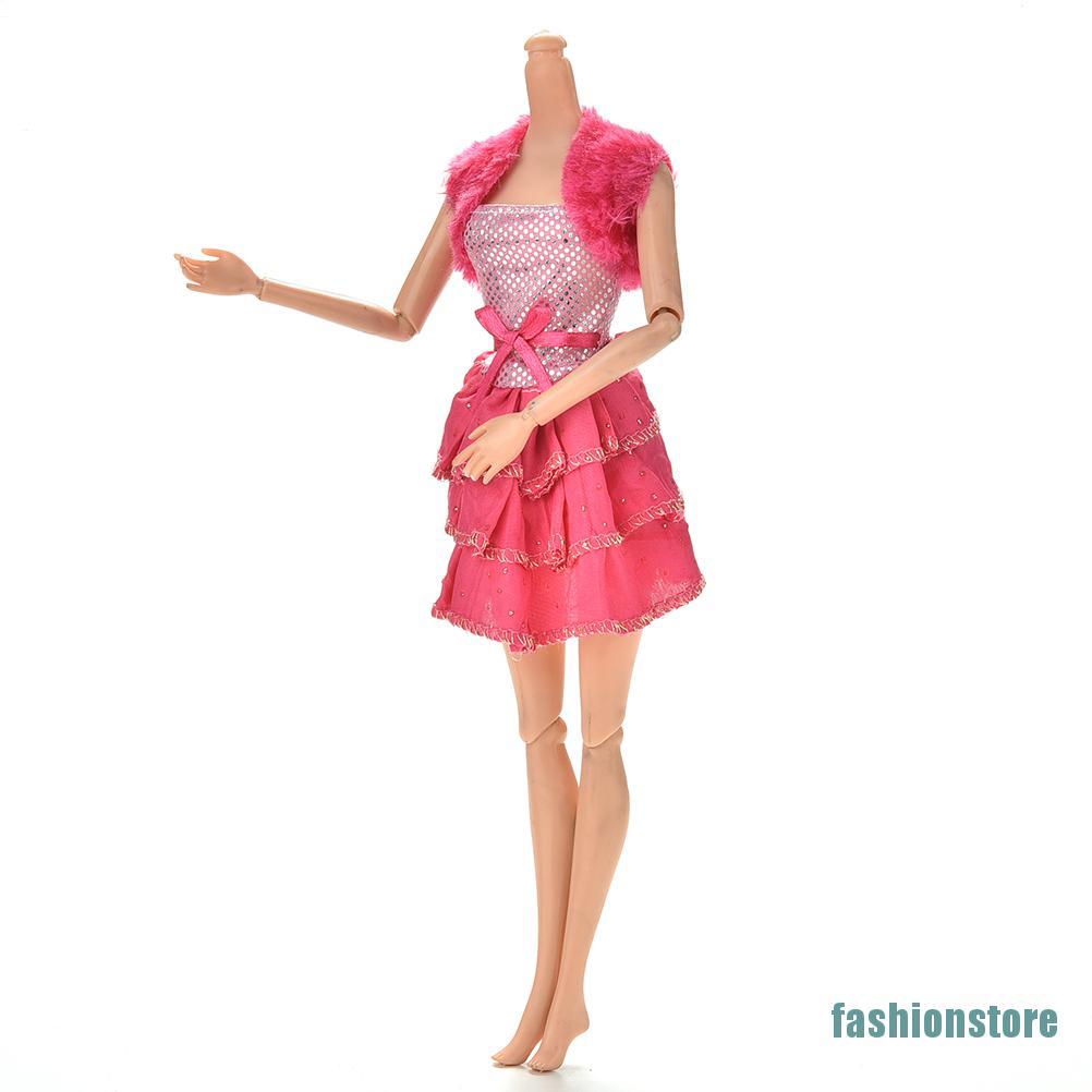 Set 2 Đầm Thời Trang Cho Búp Bê Barbie 11 &quot;