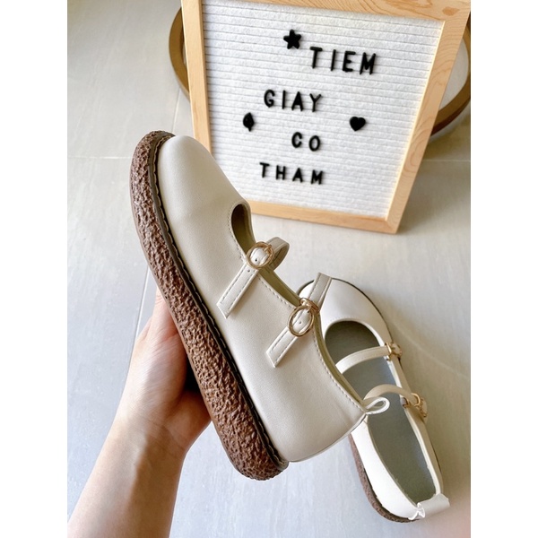 GIÀY MARY JANE 2 QUAI ĐẾ ĐÚC SIZE 35-39