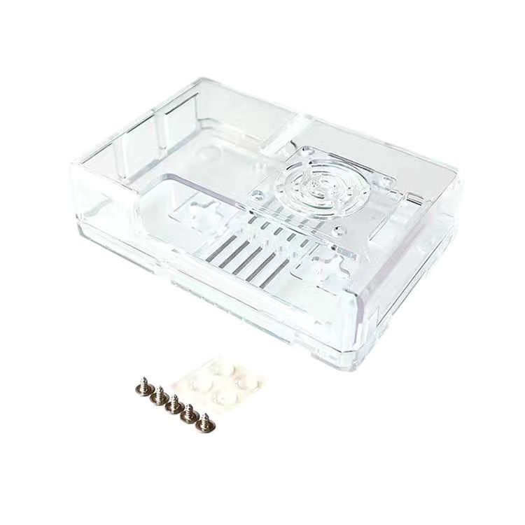 Vỏ bảo vệ Raspberry Pi 3B vỏ nhựa ABS màu xanh đỏ Vỏ bảo vệ tản nhiệt Raspberry Pi 2B/3B/3B/Vỏ nhôm 