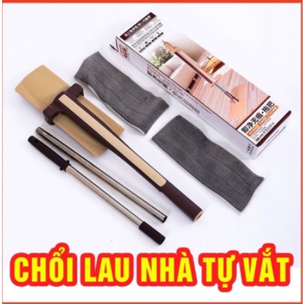 Chổi lau nhà thông minh, cây lau nhà cửa tự vắt với đầu xoay 360 độ tiện dụng hàng loại 1