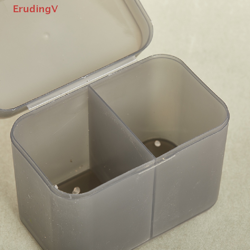 Hộp Đựng Bông Tẩy Trang Hai Ngăn Tiện Dụng