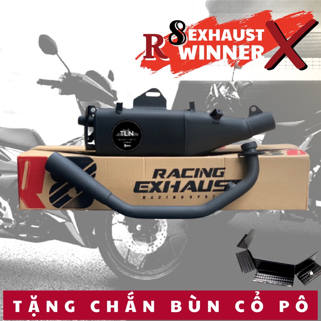Pô Tăng R8 Giả Zin Cho Xe HONDA WINNER150