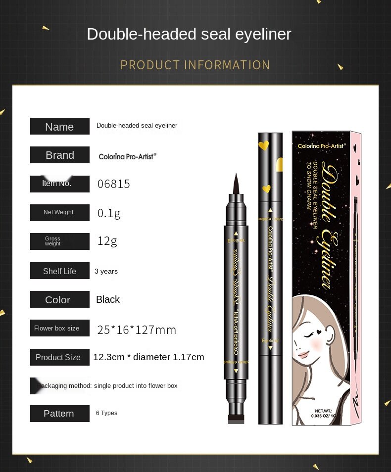 [Hàng mới về] Bút Kẻ Mắt Màu Đen Chống Thấm Nước Chống Dầu Không Dễ Phai | BigBuy360 - bigbuy360.vn