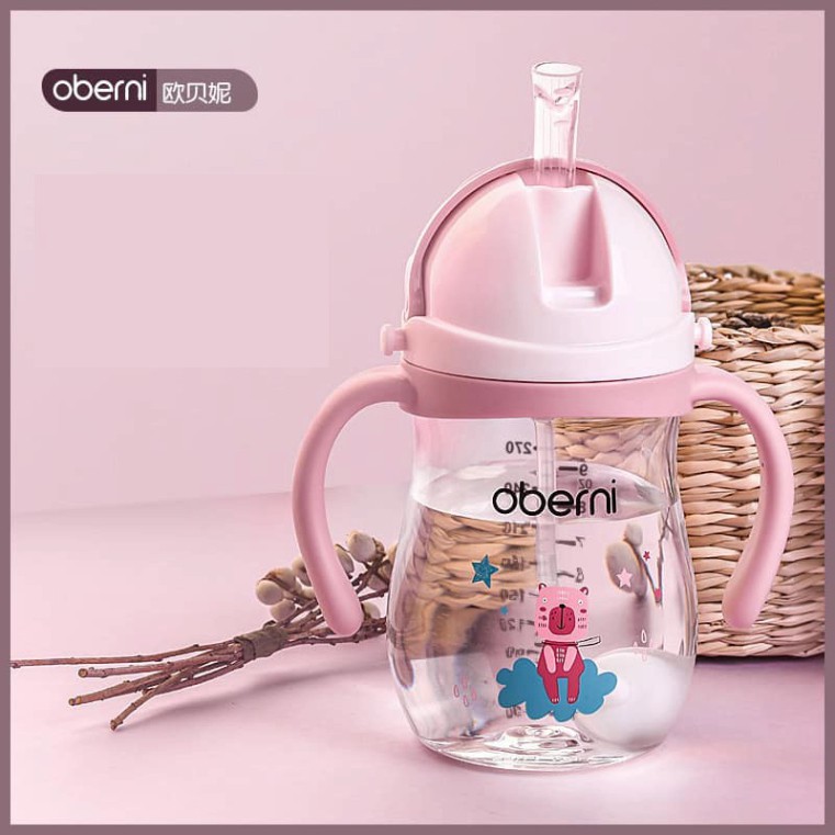 Bình uống nước Oberni cho bé 270ml
