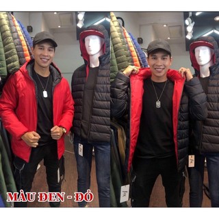 ÁO KHOÁC NAM LÔNG VŨ - ÁO PHAO 2 MẶT CHỐNG NƯỚC