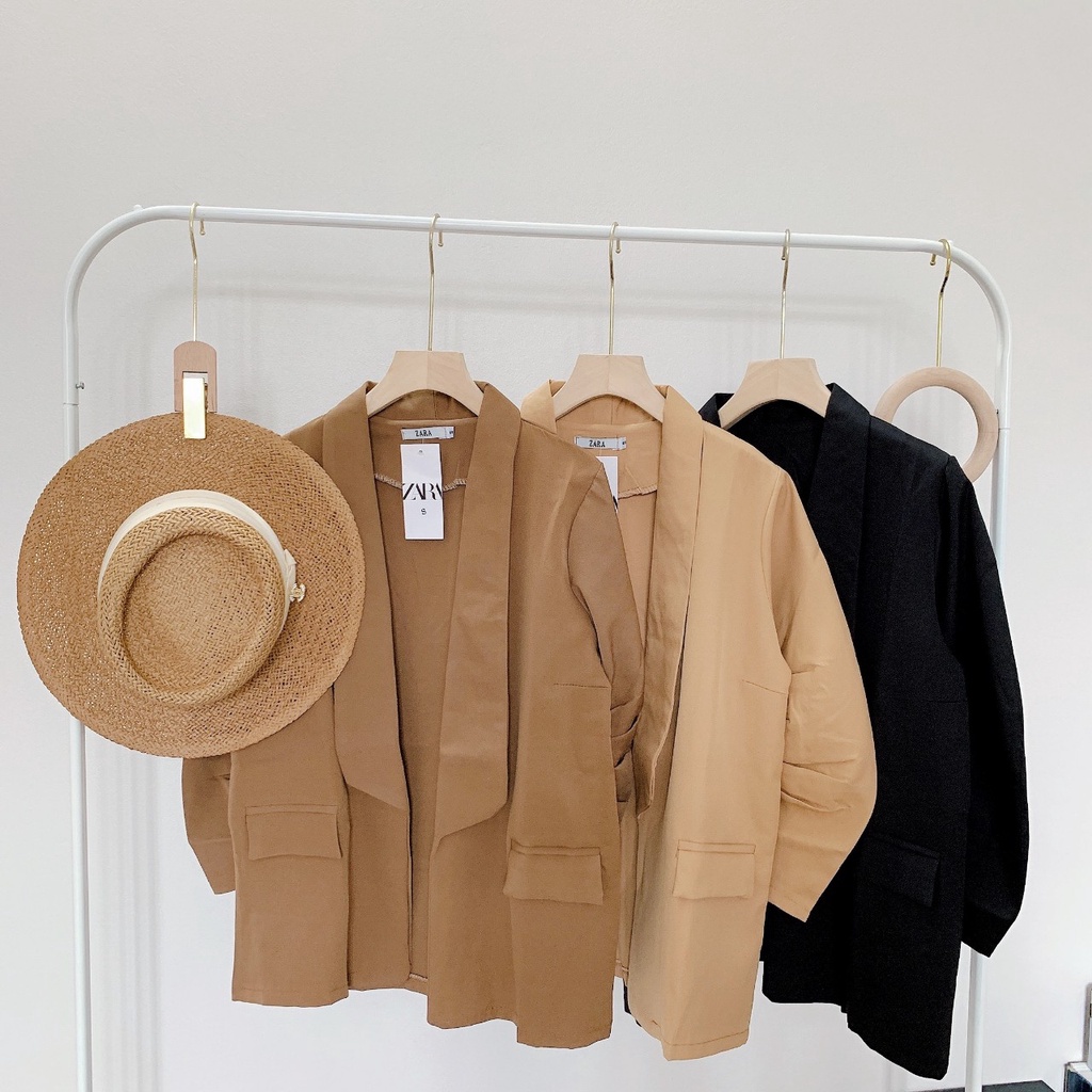 [ ảnh thật-sẵn] Áo khoác blazer dáng basic phong cách Hàn Quốc