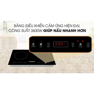 Bếp đôi điện từ Sunhouse SHB9101