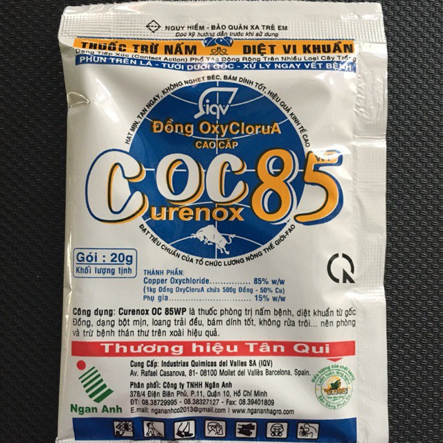 [SIEURE] phòng nấm bệnh cây Coc85(20gr) hàng đẹp, phân phối chuyên nghiệp.