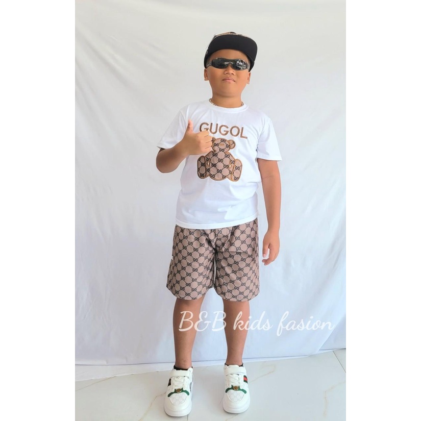 Set cặp gấu thêu siêu xịn xò cho bé trai và bé gái 10-40kg