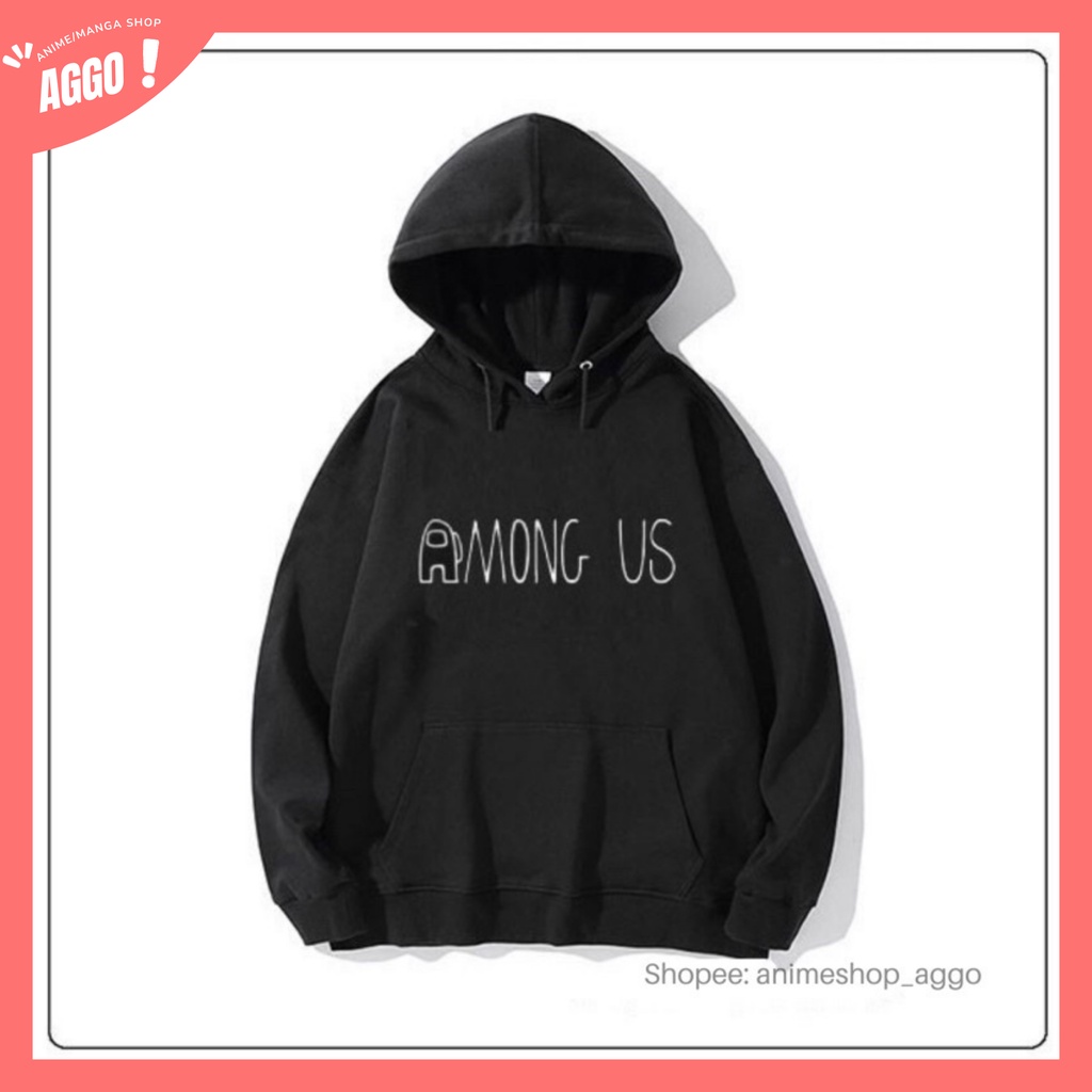 Các Mẫu Áo Hoodie Đen Game Among Us Hot Nhất Hiện Nay