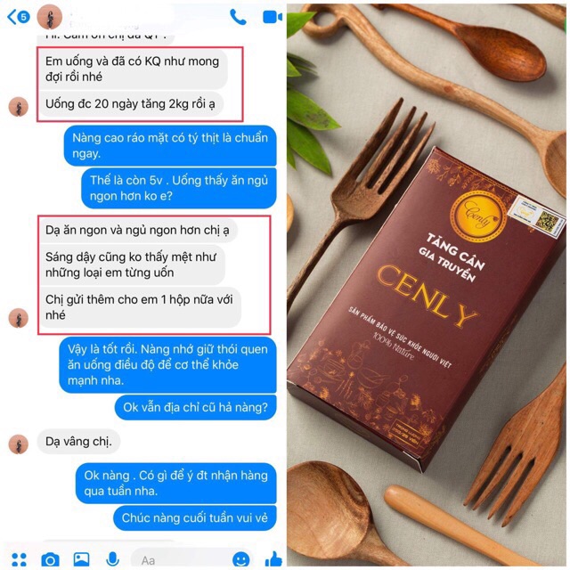 Tăng cân Cenly (liệu trình 30 viên tăng 3-6kg) tặng kèm son | BigBuy360 - bigbuy360.vn