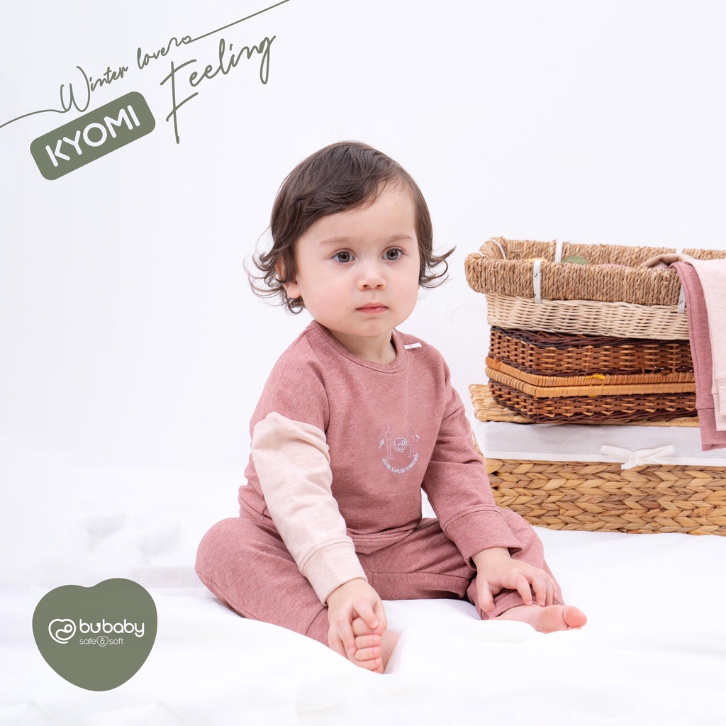 [CHÍNH HÃNG] Bộ cài vai dài tay trẻ em Kyomi Feeling BCM001.02 Bu