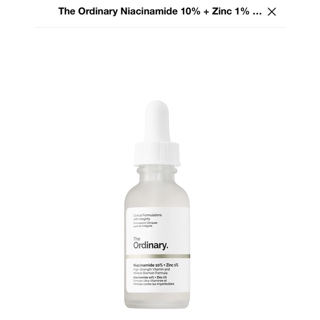 The Ordinary Niacinamide 10% + Zinc 1% Oil Control Serum + 2,2% phí shopee | BigBuy360 - bigbuy360.vn