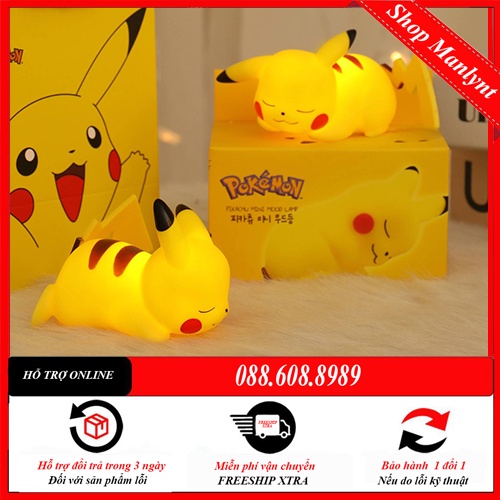 Pikachu quà tặng kỳ nghỉ sáng tạo đồ trang trí đèn ngủ