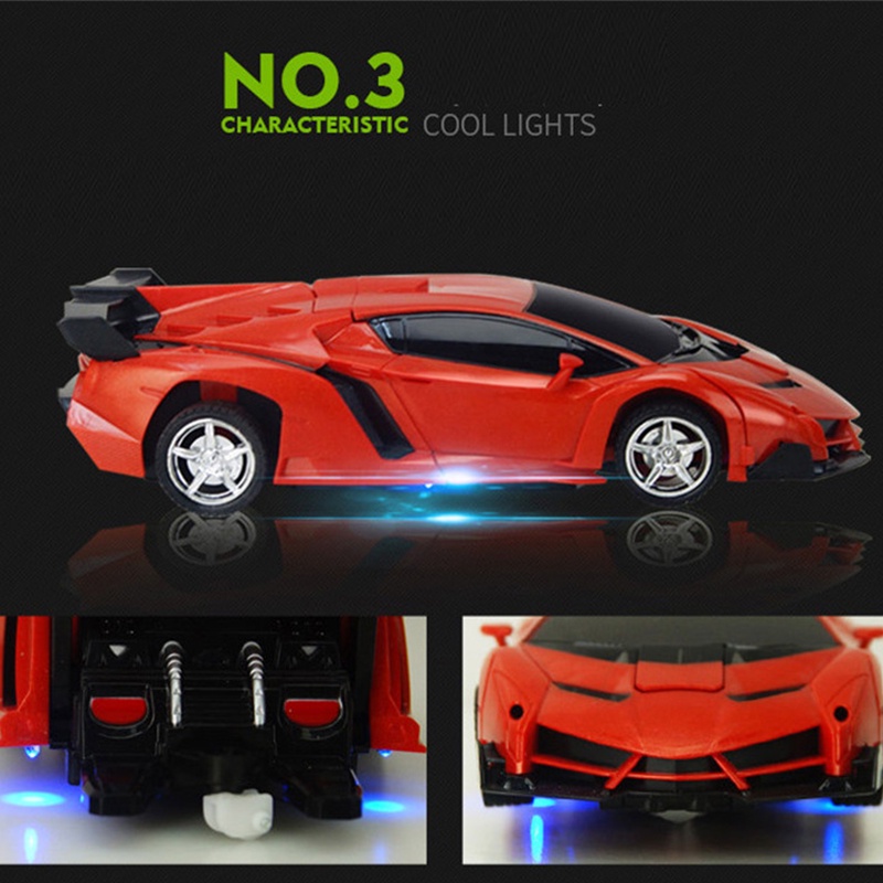 Đồ Chơi Xe Hơi Biến Hình Robot Điều Khiển Từ Xa 2 Trong 1 Cho Trẻ Em