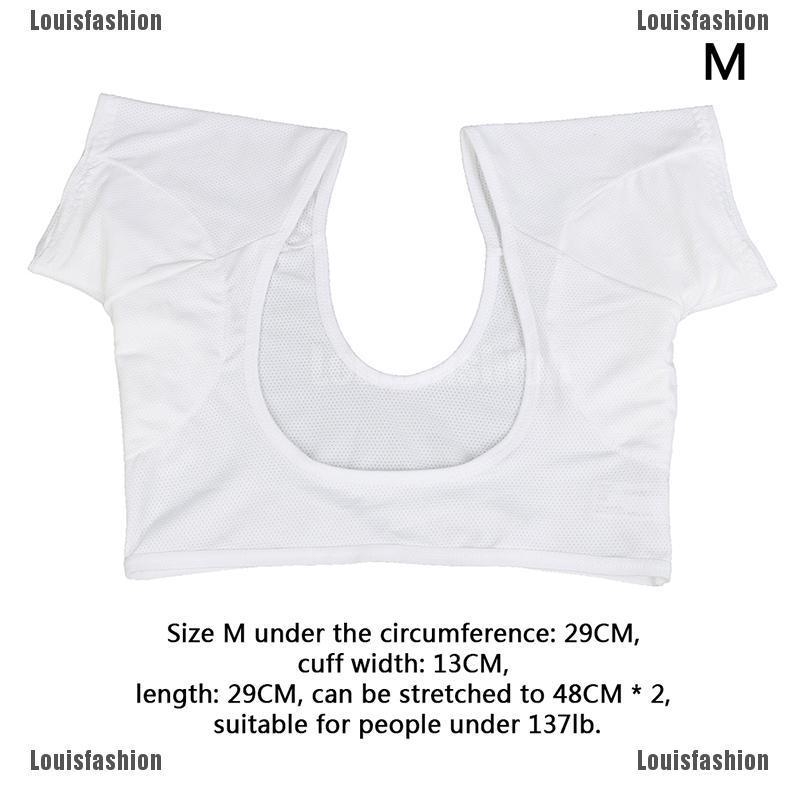 1 Miếng Lót Thấm Mồ Hôi Nách Hình Áo Thun Trắng