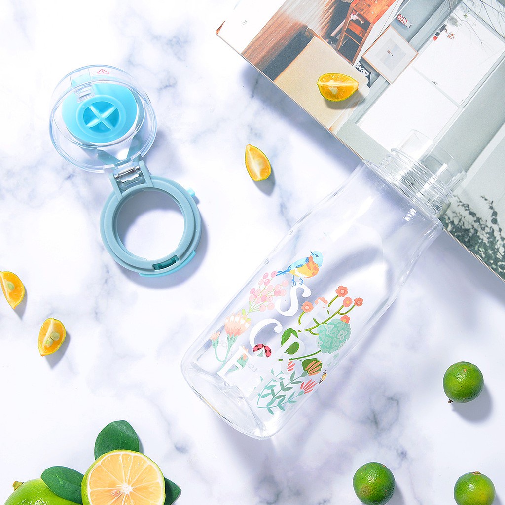 Bình nước nhựa tritan Lock&Lock One Touch Bottle ABF687 500ML - BABYHOPSG