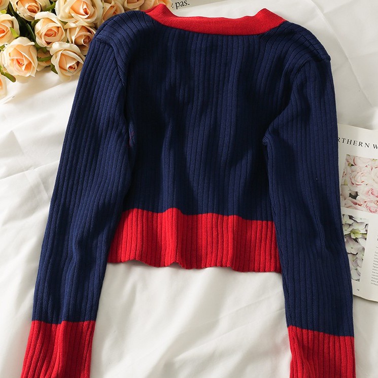 NUZIRO  Áo khoác cardigan dệt kim mỏng dáng ôm phong cách Hàn Quốc cho nữ