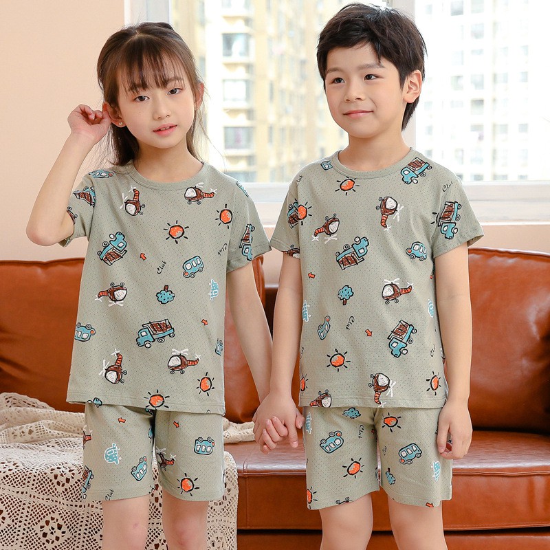 [SALE] BT5⚡Size đại 11-35kg⚡Bộ thun thông hơi hàn quốc xịn 100% cotton mùa hè cho bé ⚡Thời trang trẻ em FREESHIP