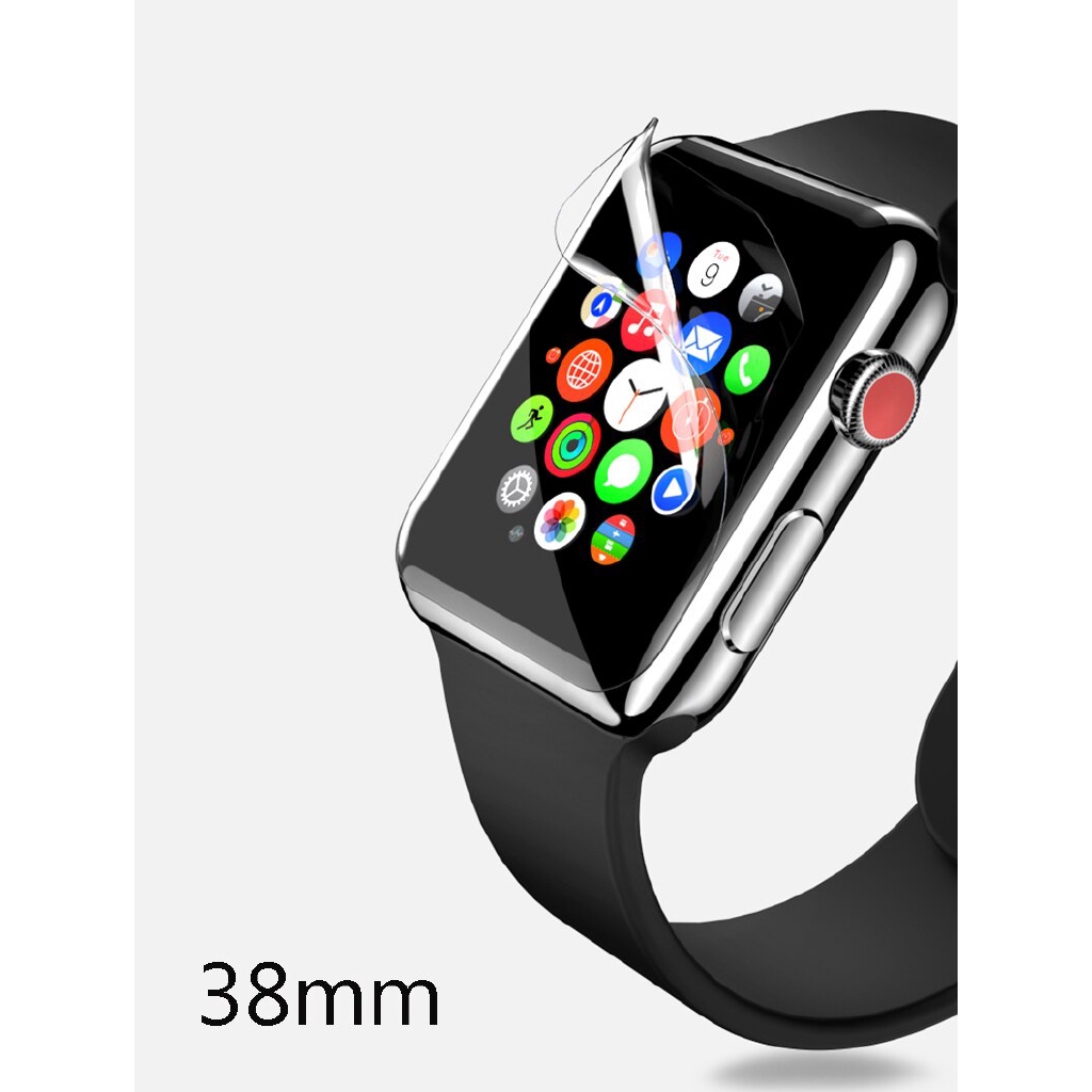 Set 1/2 miếng dán bảo vệ mặt đồng hồ dành cho Apple Watch 1 2 3 4 cỡ 38/40/42/44mm