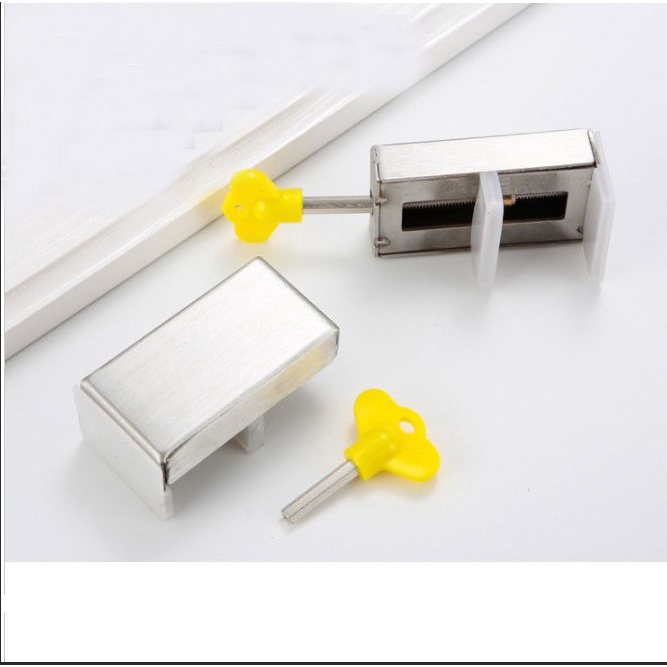 Chốt chặn cửa hợp kim nhôm thông minh tiện dụng, chốt khóa cửa hợp kim chống gỉ bền đẹp