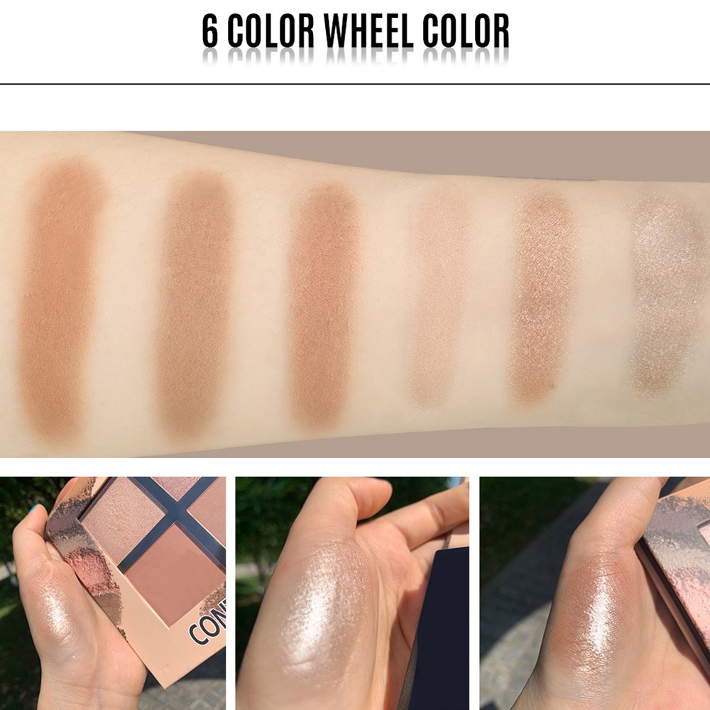 [Hàng mới về] Phấn bắt sáng và tạo khối SANIYE E0615 với 6 màu chuyên nghiệp cho mặt | BigBuy360 - bigbuy360.vn