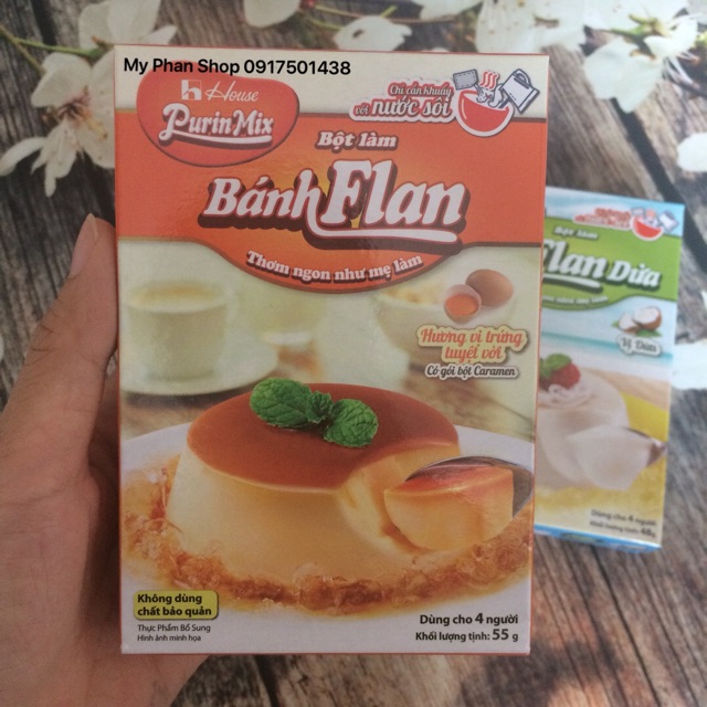 [Mã GROSALE2703 giảm 8% đơn 250K] Combo 06 hộp Bột làm bánh Flan Purin Mix (Tặng kèm 6 khuôn bánh) | BigBuy360 - bigbuy360.vn
