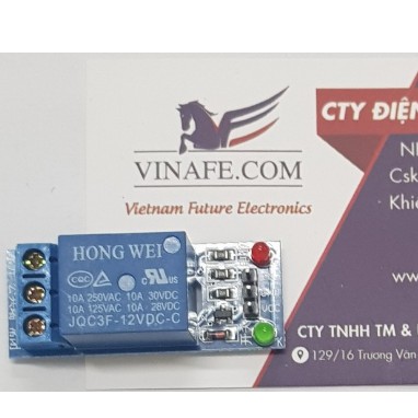 Mạch Relay 1 kênh 12V (Âm Kích)