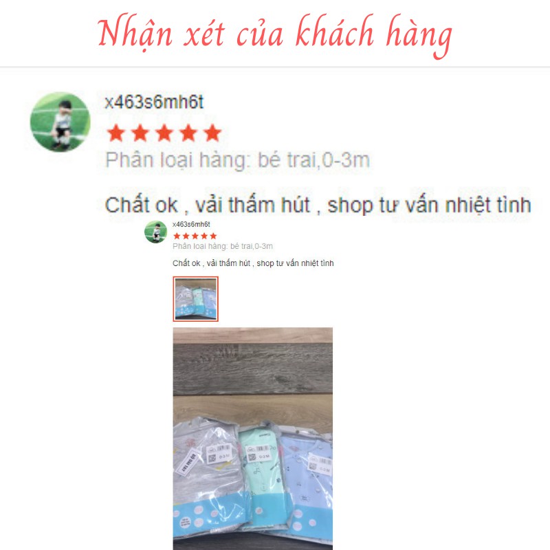 Quần áo trẻ emFREESHIPQuần áo sơ sinh Unchi chất cotton mềm,không xù, thấm hút mồ hôi | Size 3-9kg| |Dài hình|