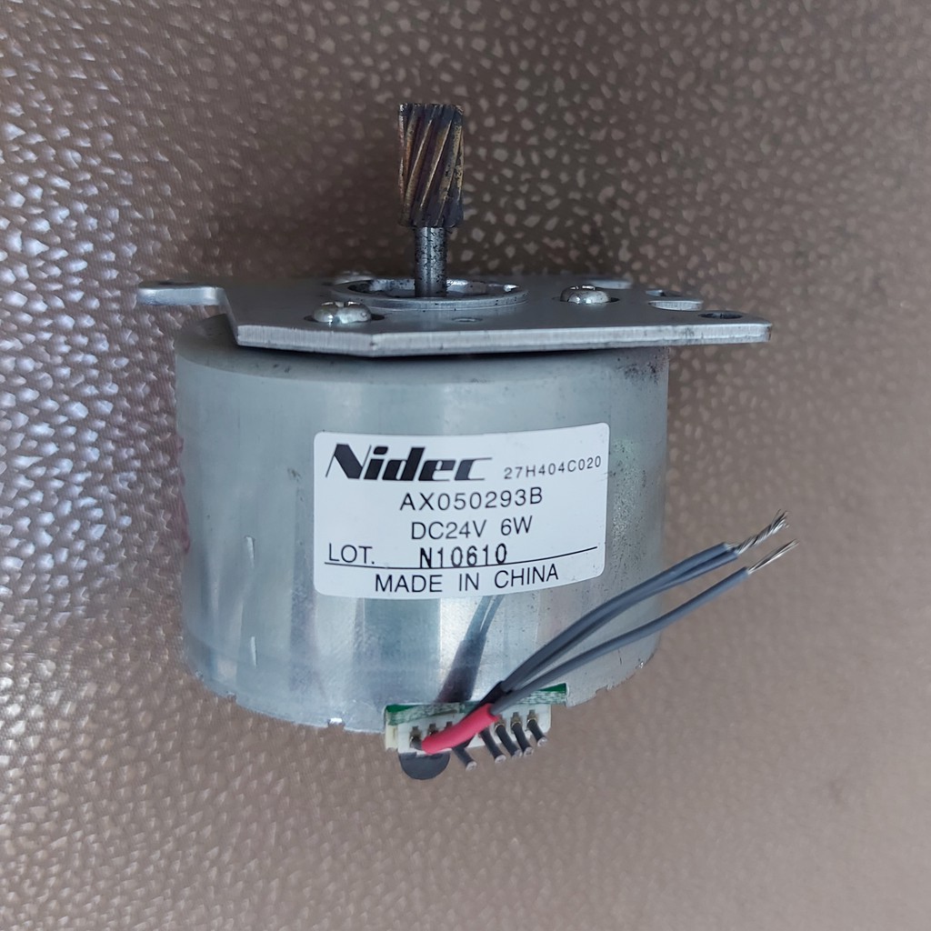 Motor không chổi than BLDC, công suất 6W, đã được độ lại có thể chạy trực tiếp điện áp 6-24Vdc mà không cần xung CLK.