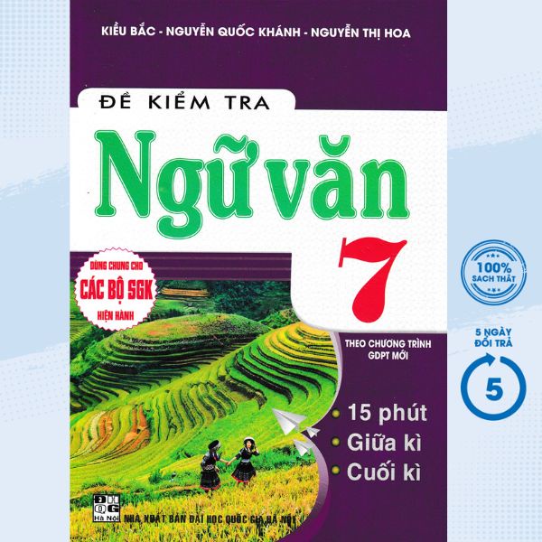 Sách - Đề kiểm tra Ngữ Văn 7 - 15 phút - 1 tiết - Học kì